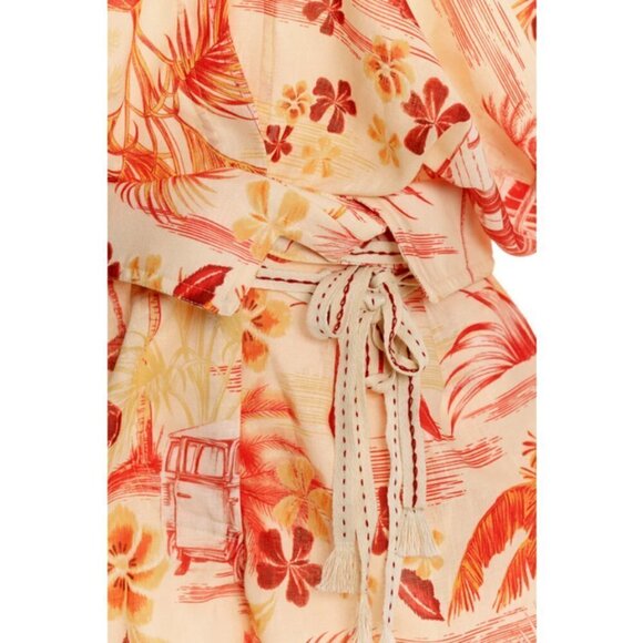 💕AGUA BENDITA💕 Linnea Romper - Shaka Tropical Print Medium M NWT - Picture 10 of 16